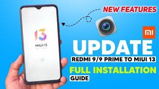 Instal Pembaruan MIUI 13 Android 12 Di Redmi 9/9 Prime  Metode Instalasi Lengkap 2022 #redmi9prime