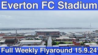 NEW Everton FC Stadium at Bramley Moore Dock. A Full FlyAround!