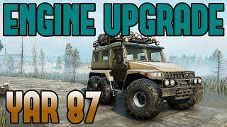 SnowRunner, YAR 87, Engine upgrade location (PC gameplay) Azov AM-4v 146