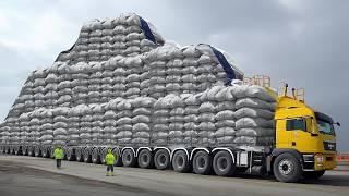 You won't believe how this truck can carry thousands of tons of weight! It's impossible to believe!