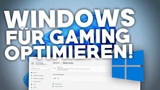 [2022] Windows: FÜR GAMING OPTIMIEREN! | Windows Leistungssteigerung | Tutorial | Deutsch