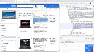Example Web Scraping — Flipkart.com | Python Web Scraping | Python Beautifulsoup