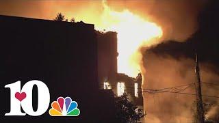 KFD crews on scene of 'heavy fire' at a century-old building on Knoxville College campus