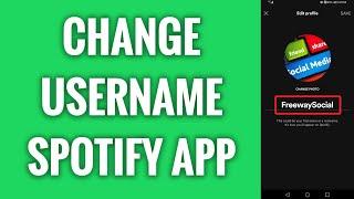 How To Change Username On Spotify App