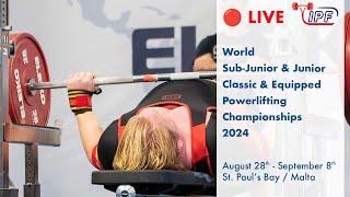 Men SJr/Jr, 105 kg equipped - World Sub-Junior & Junior Powerlifting Championships 2024