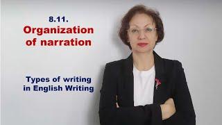 8.11. Organization of Narration / Types of Writing / English Writing