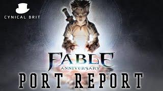 Fable Anniversary for PC seems a bit naff