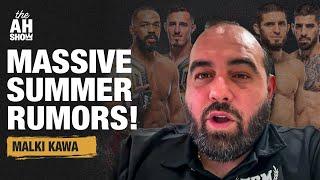 Jon Jones vs Tom Aspinall, Islam Makhachev vs Ilia Topuria This Summer? Manager Malki Kawa Hints