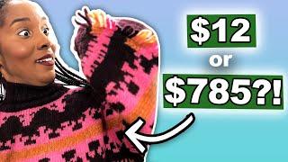 Guessing Cheap vs Expensive Sweaters! (Cheap vs Steep)