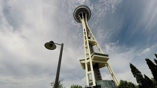 Space Needle Seattle Tour, Elevator Ride & Views from the Top (HD)