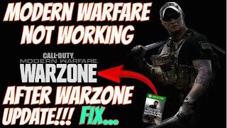 Modern Warfare Not Working After Warzone Update Fix