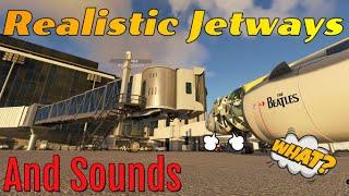 Msfs2020 Realistic Jetways For ALL Default Airports & default jetways! No negative impact on fps!