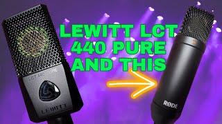 Lewitt LCT 440 Pure vs Rode NT1 mic sound comparison.