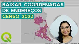 Baixar coordenadas de endereços do Censo 2022 e criar shapefile