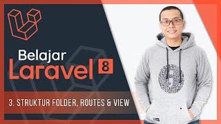 Belajar Laravel 8 | 3. Struktur Folder, Routes & View