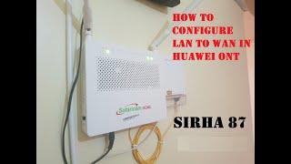 HUAWEI ONT HG8145V5 | HOW TO CONVERT LAN TO WAN PORT | SAFARICOM HOME FIBRE ROUTER TO USE LAN INPUT