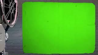 Old Movie Projector Green screen HD video effect