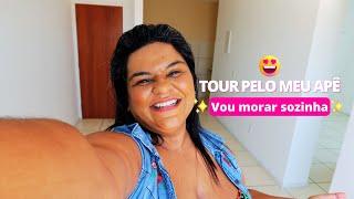 RECEBENDO A CHAVE DO MEU PAÊ | TOUR | VOU MORAR SOZINHA 