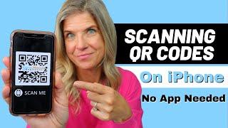 How to Scan QR Code on iPhone  | NO APP NEEDED