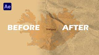 Give Your Maps a Paper Texture in Adobe After Effects