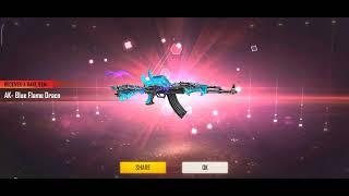 How To Get New AK47 Gun Skin In Free Fire | New Blue Flame Draco AK47 Gun Skin | 100% Working Trick.