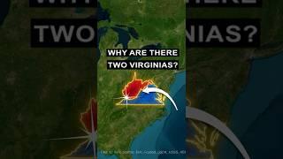 Why are there two virginias? #history #geography #map