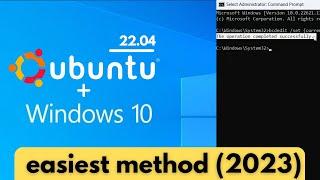 Install Ubuntu 22.04.6 on Windows 10 with Just One Command! (Not Clickbait)