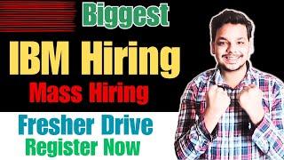 IBM Mass Hiring Freshers | OFF Campus Drive For 2024 , 2023 , 2022 Batch Hiring | Fresher Jobs