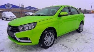 2015 Lada Vesta. Start Up, Engine, and In Depth Tour.