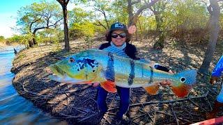 Pescando la Laguna de los GIGANTES en Colombia!!