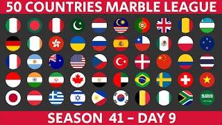 50 Countries Marble Race League Season 41 Day 9/10 Marble Race in Algodoo