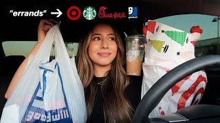 this is what girls do when they're "running errands"... *vlog*