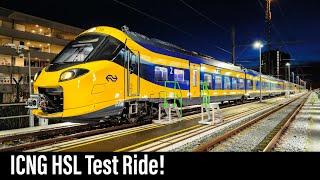 Train Cab Ride NL / ICNG HSL Test Ride! / Watergraafsmeer - Amsterdam - Breda / ICNG / December 2022