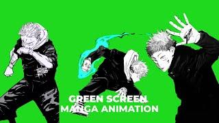 ITADORI GREEN SCREEN - MANGA ANIMATION [ ANIME EDIT ]