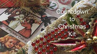 Countdown to Christmas kit for junk journal December Daily