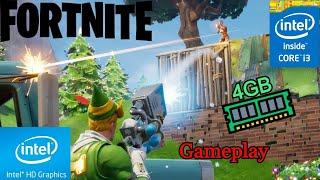 FORTNITE Gameplay on i3-5005U, 4Gb Ram, Intel HD Graphics 5500 (Chapter 2 Season 4)