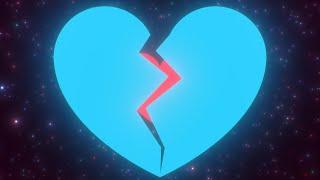 Broken Heart Breaking Split Cracked Love Symbol Sign Breakup Tunnel 4K Video Effects HD Background