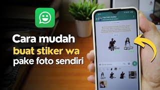 Cara membuat Stiker whatsapp Menggunakan foto sendiri