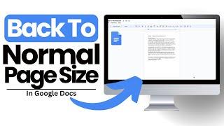 How To Get Back To Normal Size In Google Docs