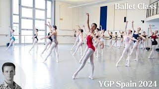 YGP 2024 Barcelona ~ Ballet Class With Pascal Molat ~ Junior and Senior Men Soloists