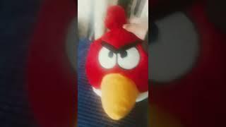 mi peluche de Angry Birds que me encontré en el tianguis