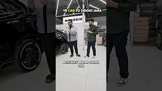 Darkest baleno Ever By Motorik Car care || Black edition baleno #shorts #motorik