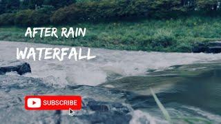 4k cinematic after heavy rain waterfall sounds | South Korea