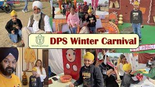 Iknoor enjoying the winter carnival of school | DPS Patiala | Winter Carnival | Virasat-E-Punjab