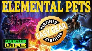 Grim Dawn - Elemental Pet Build - Easy Gear - Beginner Friendly - Level 54 - 2022 - v1.1.9.4