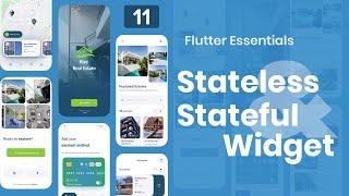 Flutter Essentials 11. Stateless & Stateful Widget