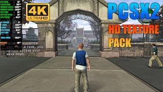 BULLY - ( PCSX2 4K 60FPS ) + Configuration + HD Texture Pack | PS2 Emulator (2024)