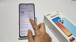 How to turn on developer option in redmi 12,12s | developer mode On/Off settings redmi 12 5G
