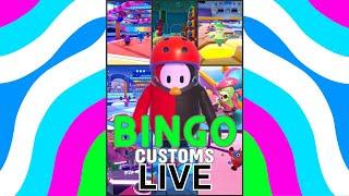 FALL GUYS LIVE | CUSTOM LOBBIES | BINGO CUSTOMS | LIVE STREAM (PS4) #fallguys