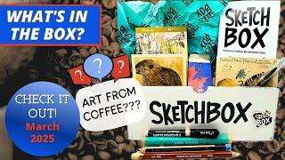 Sketchbox March 2025 Opening & Artwork Review Subscription Art Supplies